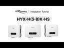 HYX-H8K-HS 8000W Hybrid Wechselrichter 1-phasig