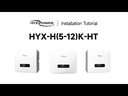 HYX-H12K-HT 12000W Hybrid Wechselrichter 3-phasig