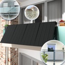 SUNSHARE Balkon mit Schild Balkonkraftwerk 800W mit 10m AC Kabel & 1200W Solarmodule
