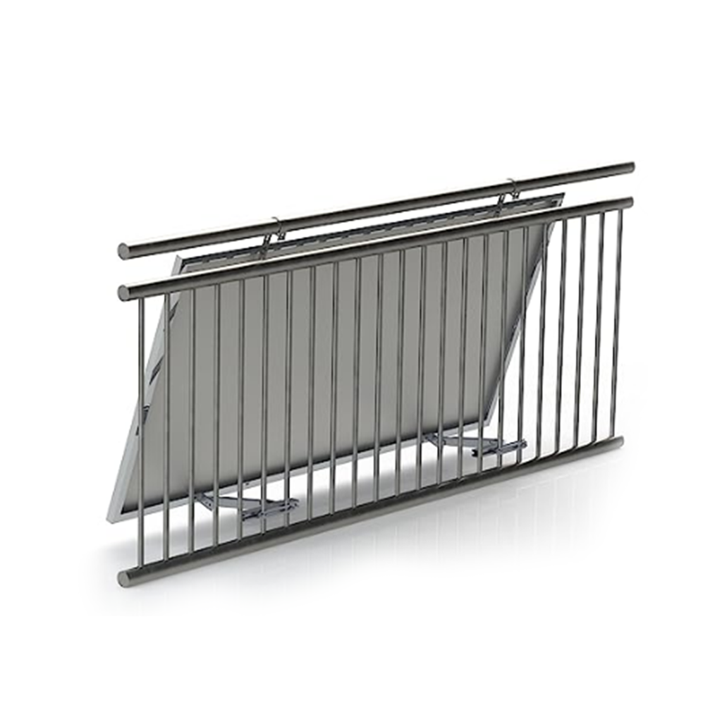 Balkonkraftwerk Horay 430W Solarmodule 2 Stück & Growatt Neo 800W Mikrowechselrichter mit Anschlusskabel & SUNOVA Halter