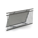 Balkonkraftwerk Horay 430W Solarmodule 2 Stück & Growatt Neo 800W Mikrowechselrichter mit Anschlusskabel & SUNOVA Halter