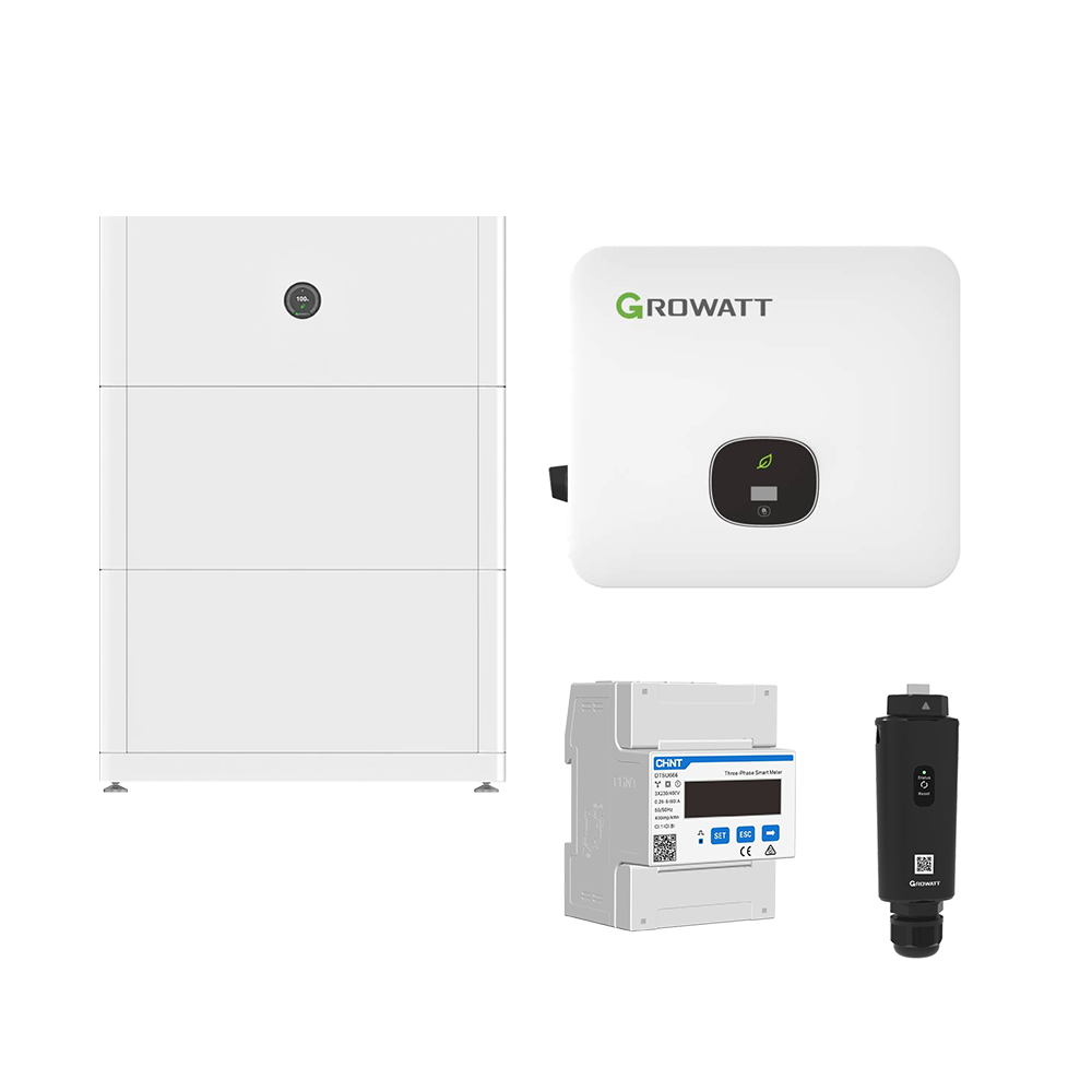 Growatt MOD 11KTL3-HU 11kw Hybridwechselrichter & APX 10.0P Solarspeicher 10kWh (mit P2)