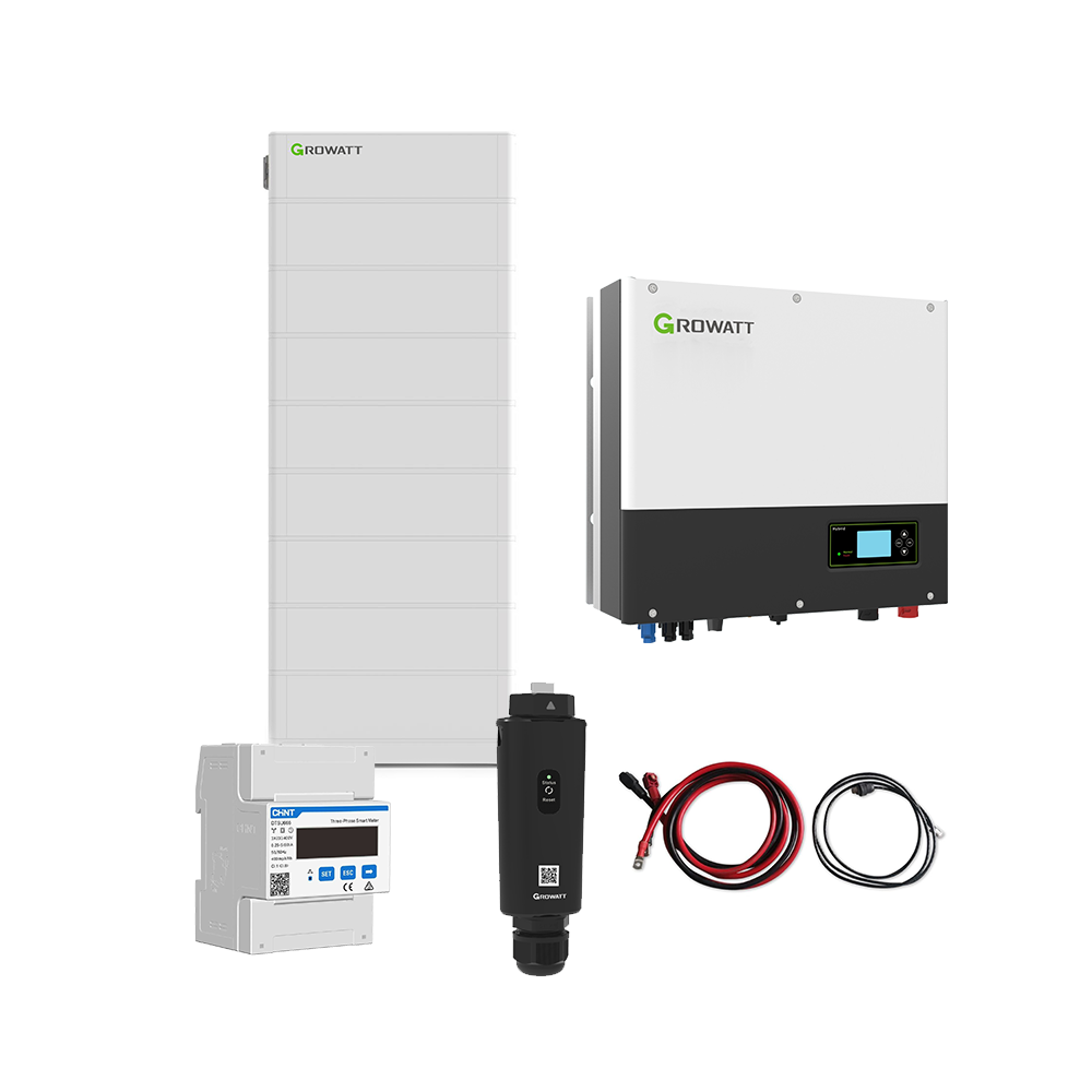 Growatt Komplettset SPH 10000 TL3 BH-UP 10kW Hybridwechselrichter 3-phasig & ARK 20,4H Solarspeicher 20,48kWh