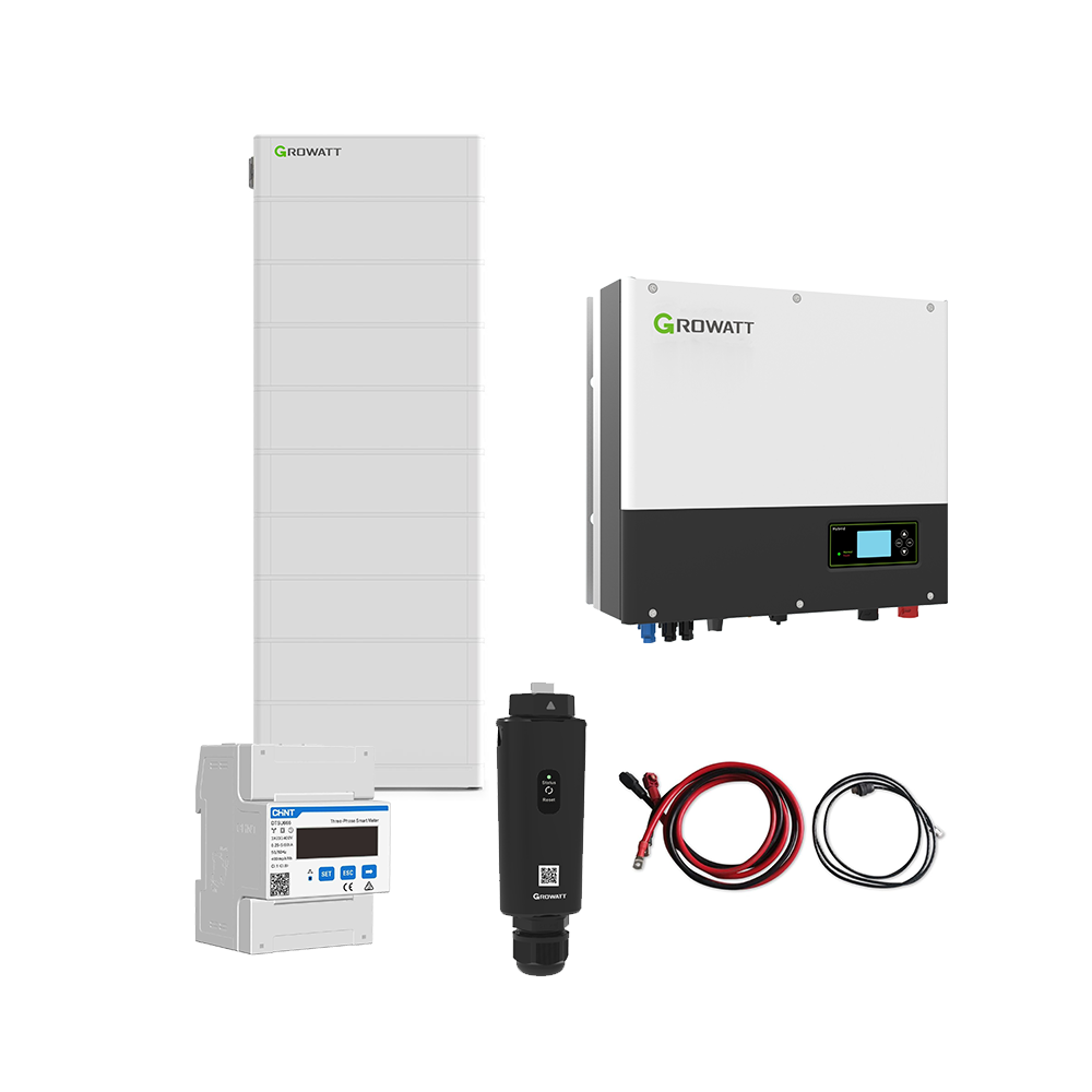 Growatt Komplettset SPH 10000 TL3 BH-UP 10kW Hybridwechselrichter 3-phasig & ARK 23H Solarspeicher 23,04kWh