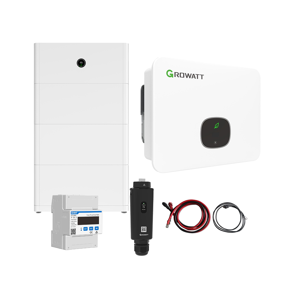 Growatt Komplettset MID 25KTL3-XH 25kW Hybridwechselrichter 3-phasig & APX 15.0P Solarspeicher 15kWh (mit P2)