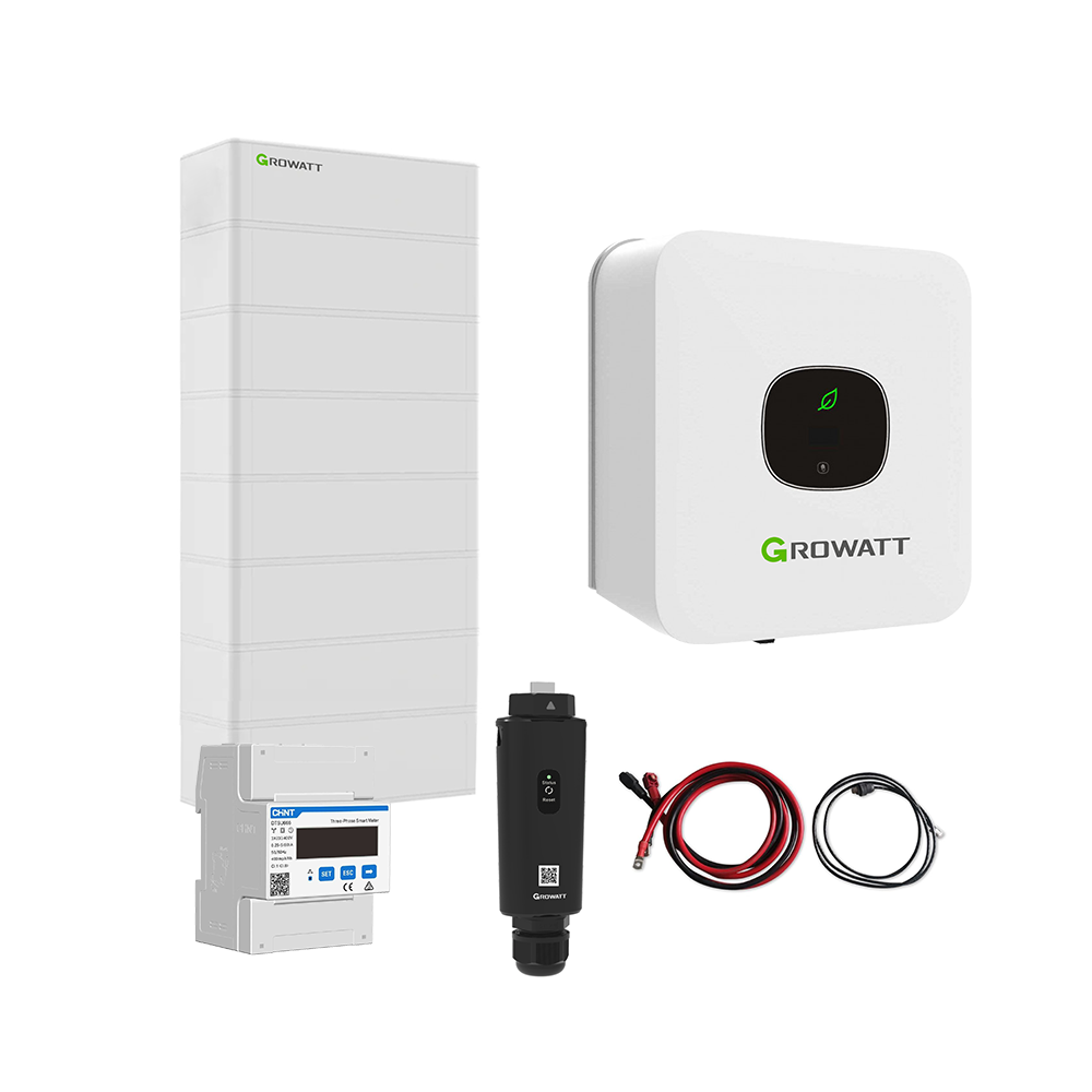 Growatt Komplettset MIN 4600-XH 4,6kW Hybridwechselrichter 1-phasig & ARK 17,9XH Solarspeicher 17,92kWh