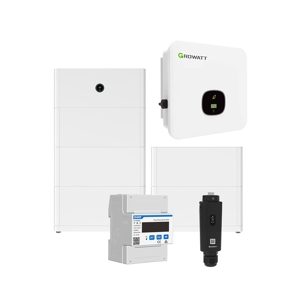 Growatt Komplettset MOD10KTL3-XH BP 10kw Hybridwechselrichter 3-phasig (2.0 Version) & APX 25.0P Solarspeicher 25kWh