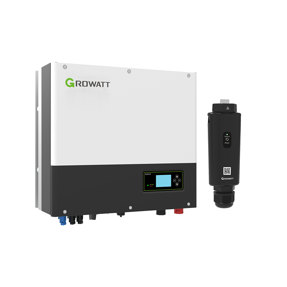 Growatt SPH 6000TL3-BH-UP 6kW Onduleur Hybride 3-phasig incluant Smart Meter TPM-E 3-phasig  et Wifi-Modul