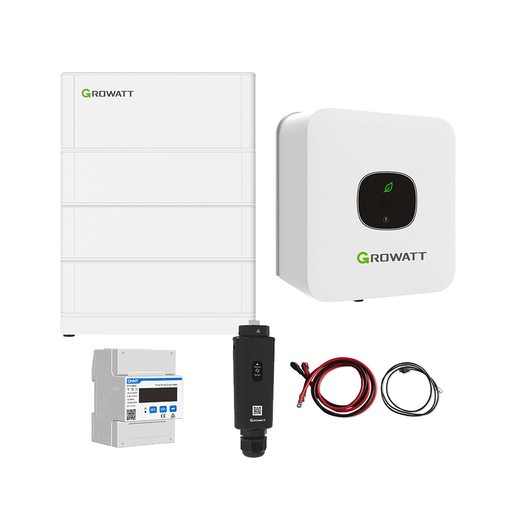 [0179002080P] Growatt Komplettset MIN 2500-XH 2,5kW Hybridwechselrichter 1-phasig & ARK 7,6XH Solarspeicher 7,68kWh