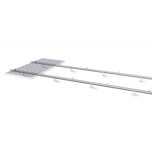 [0161018004P] PV-ezRACK 24 Stück 1.1 E-W Solar Halter Montagesystem für Flat Roof