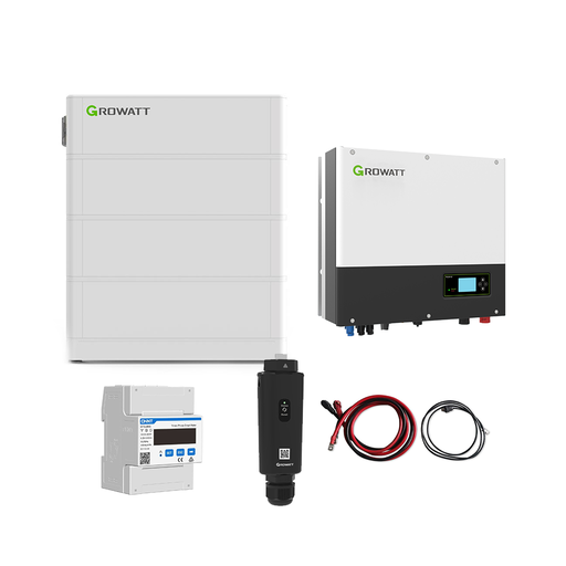 [0179002050P] Growatt Komplettset SPH 8000 TL3 BH-UP 8kW Hybridwechselrichter 3-phasig & ARK 7.6H Solarspeicher 7,68kWh